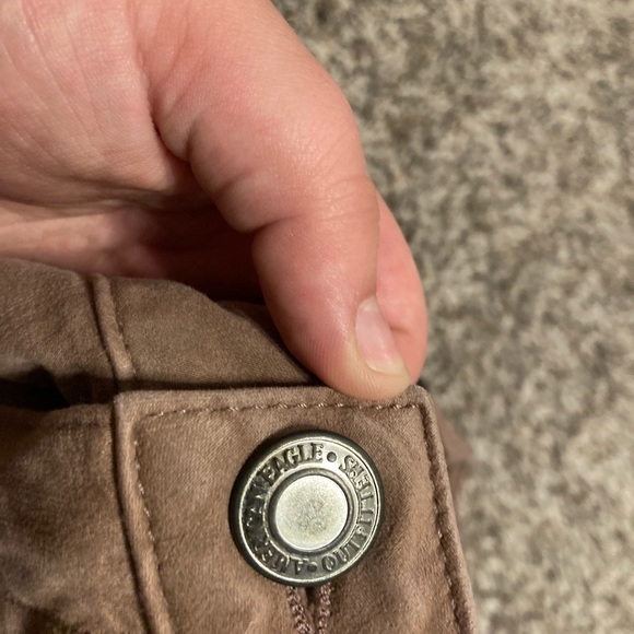 Women American eagle pink purple jegging denim Jean pants 360 super stretch pant - Picture 7 of 10